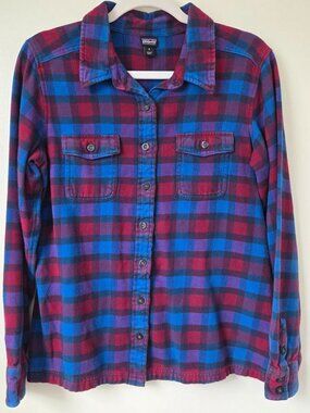 Patagonia Women's Organic Cotton Midweight Fjord Flannel Size 8